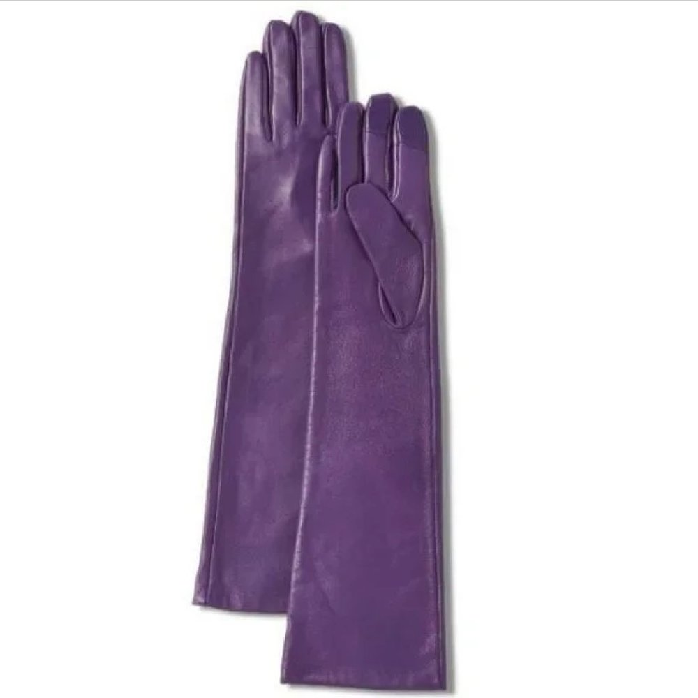 NWT Long leather gloves Sergio Hudson for Target XL/XXL